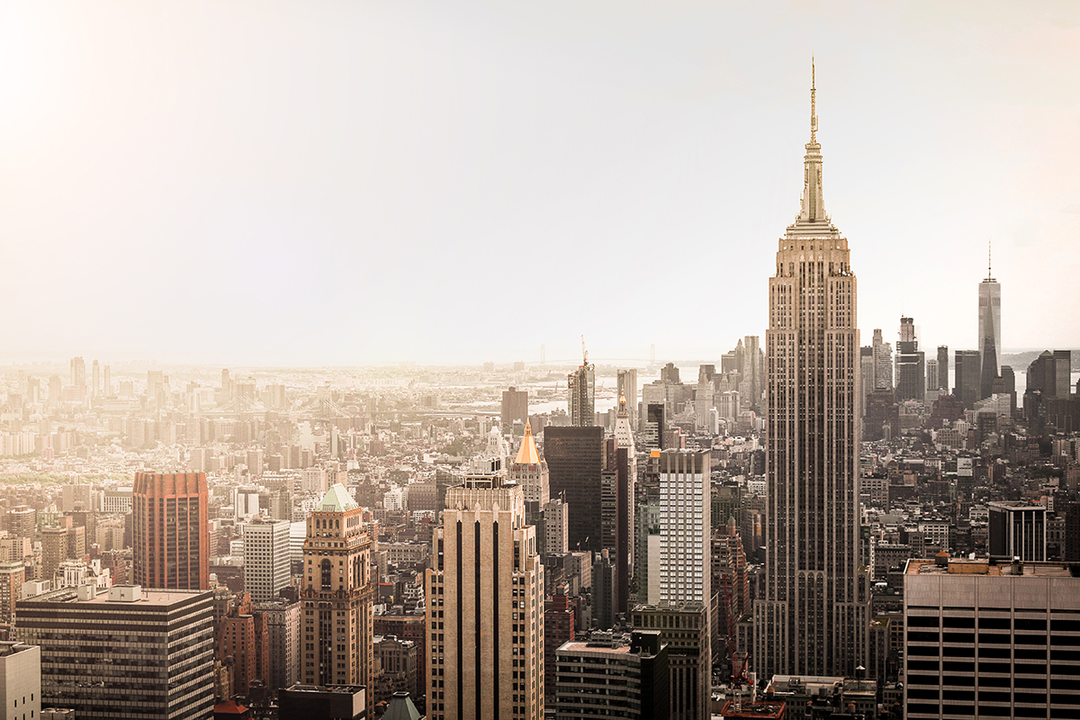 Manhattan Bathed in Morning